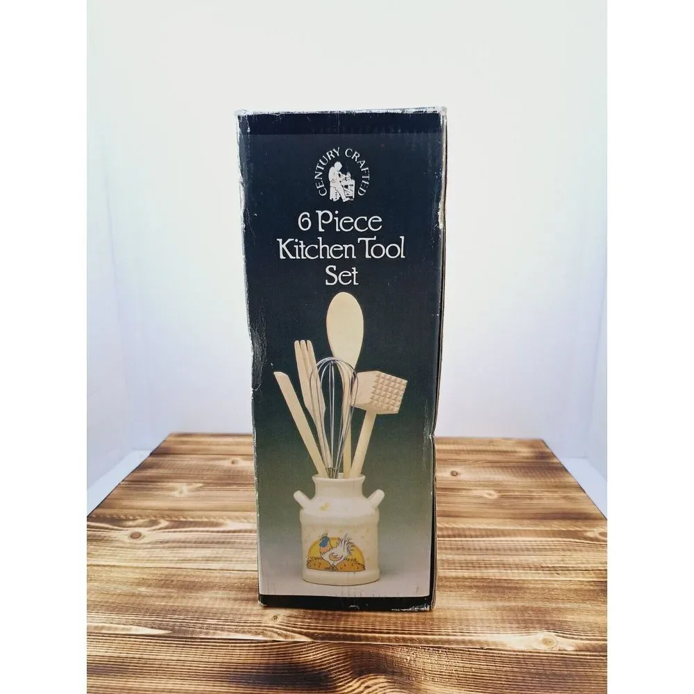 Chicken‎ Barn yard Utensil set. 6 Piece Set New Old Stock